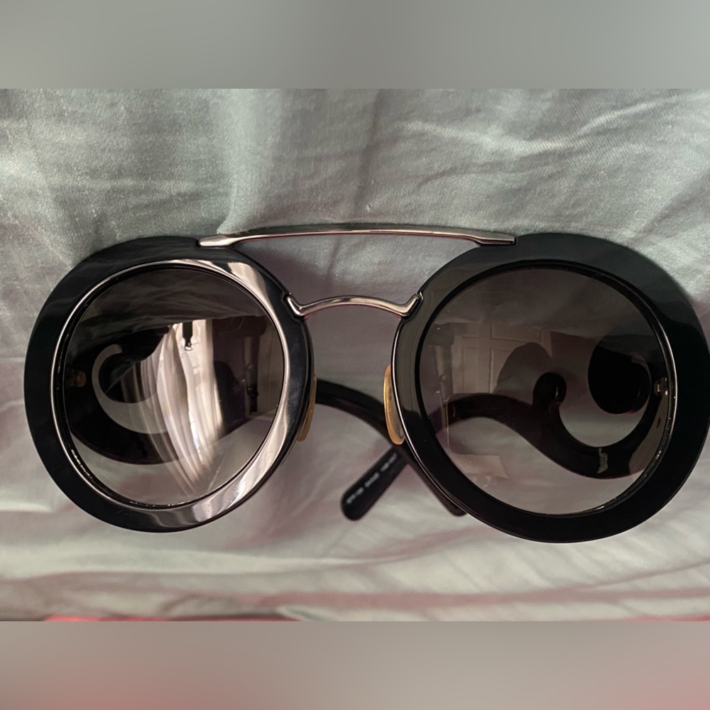 Prada oversized ‘Baroque’ Sunglasses